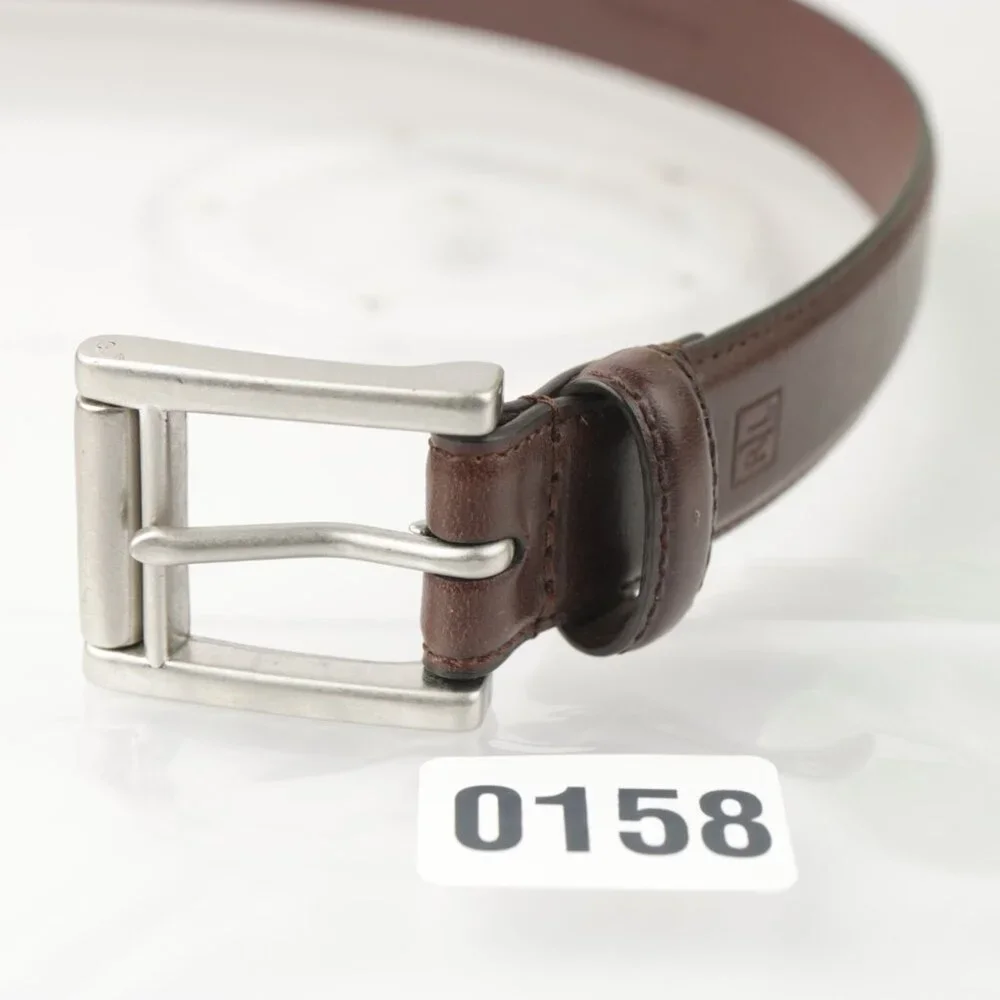 LRL Ralph Lauren Mens Belt Size 32 Brown Leather Adjustable Classic Business - Picture 7 of 12